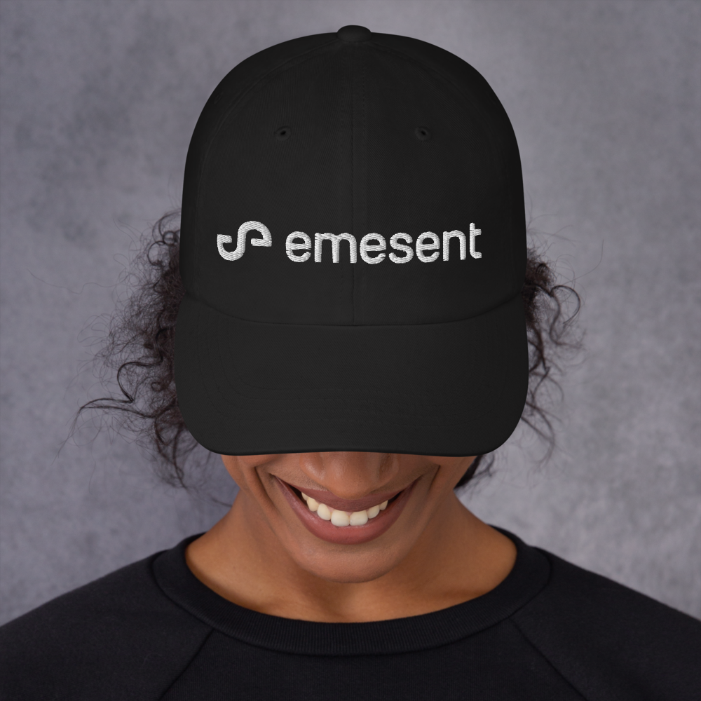 Emesent embroidered hat - Black