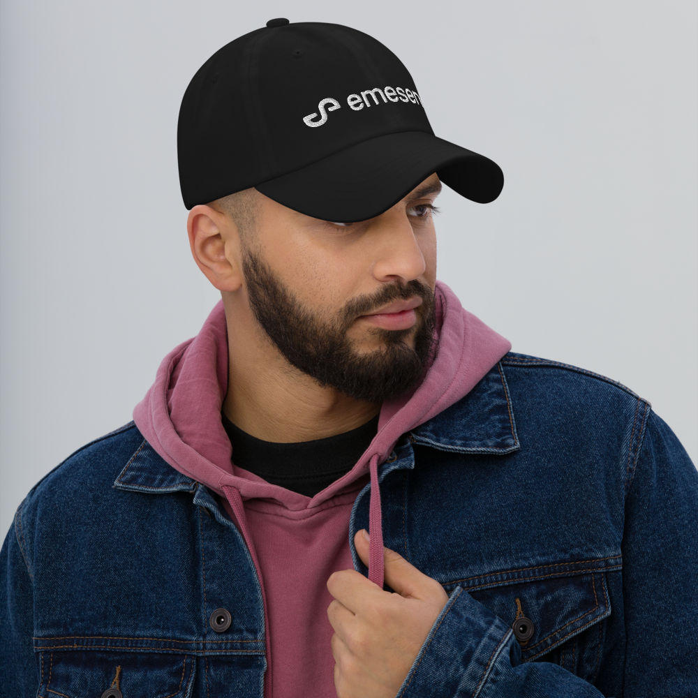Emesent embroidered hat - Black
