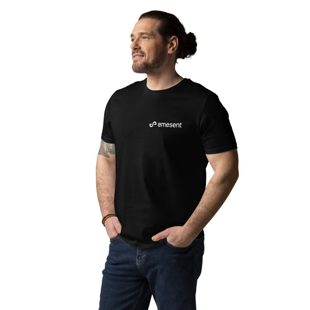Emesent organic cotton t-shirt - Coal