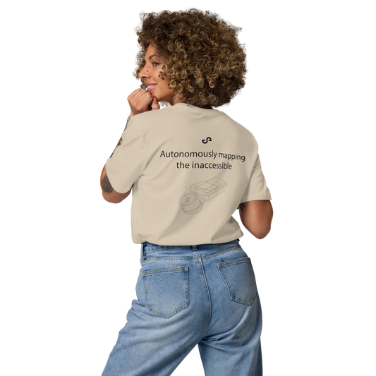 Emesent organic cotton t-shirt | Hovermap - Stone