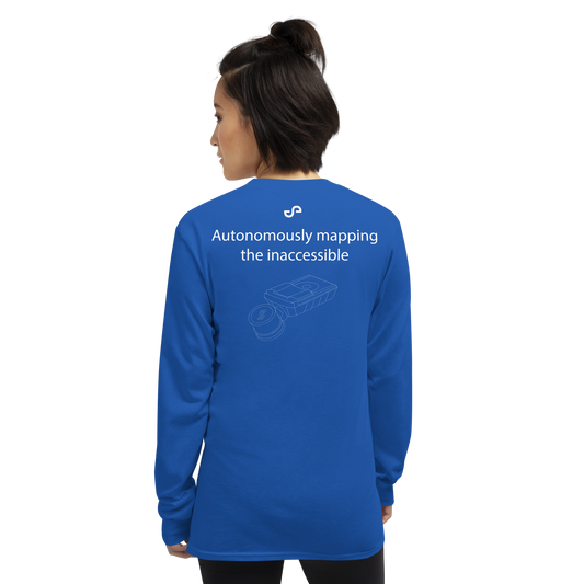 Emesent long-sleeved shirt - Topaz