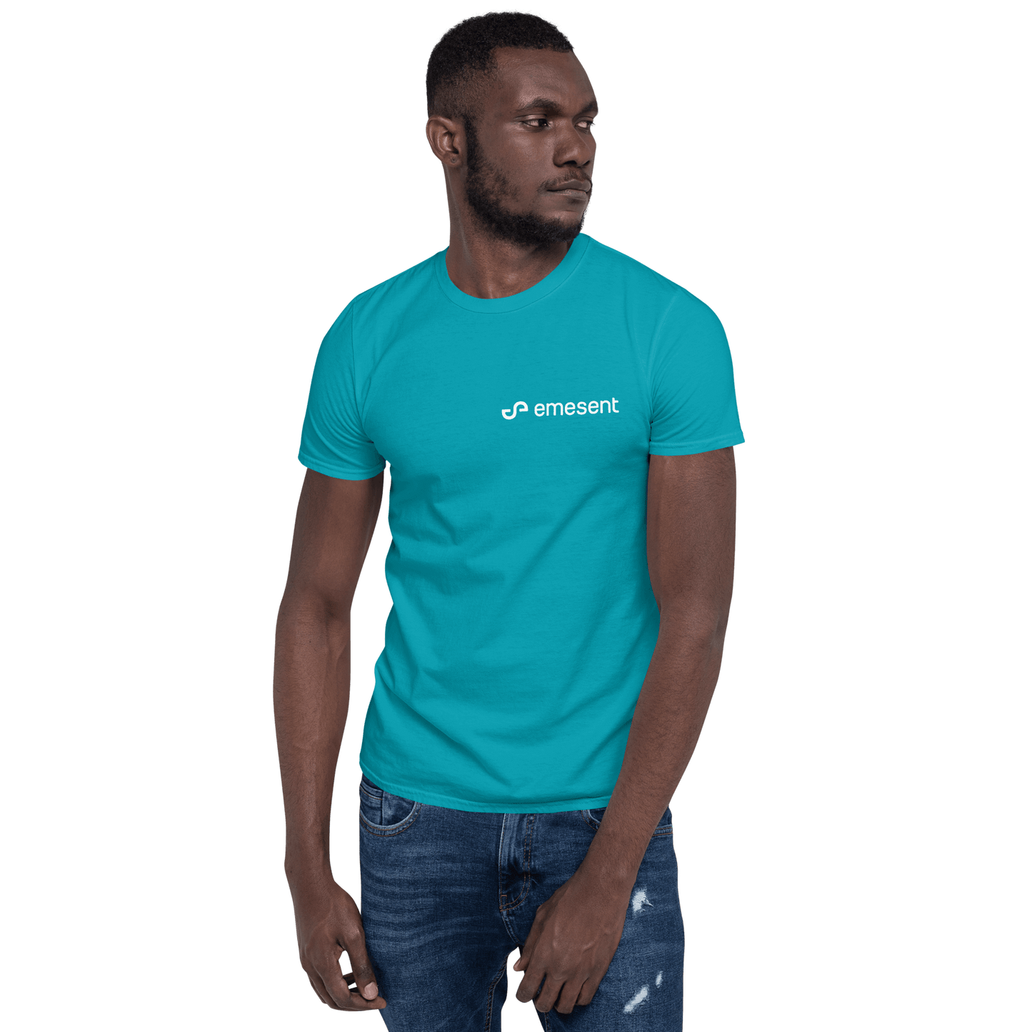 Emesent cotton t-shirt | GX1 - Aquamarine