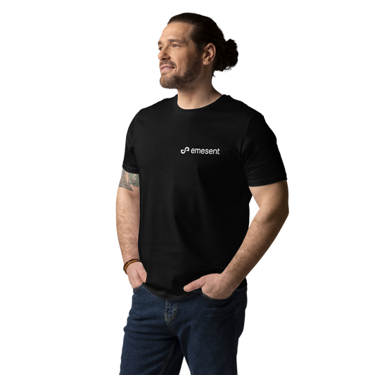 Emesent organic cotton t-shirt - Coal